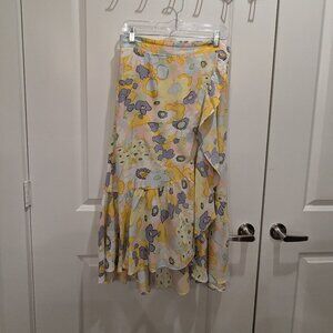 Loft Outlet Maxi Floral Skirt SZ M